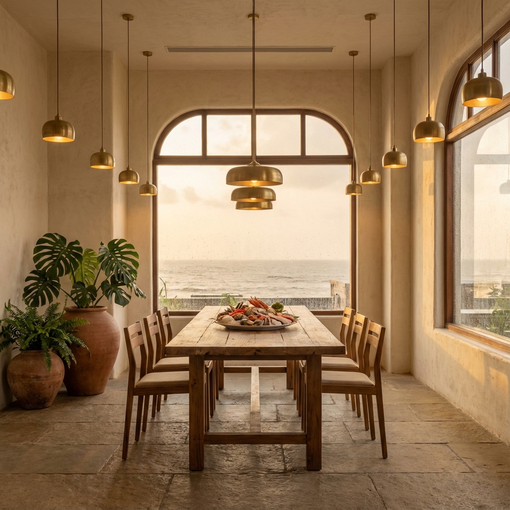 Luxury Mumbai restaurant interior